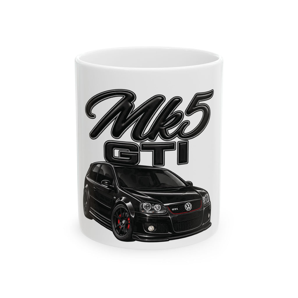MK5 GTI Ceramic Mug — Volkswagen Golf Enthusiast Coffee Cup (11oz, 15oz)