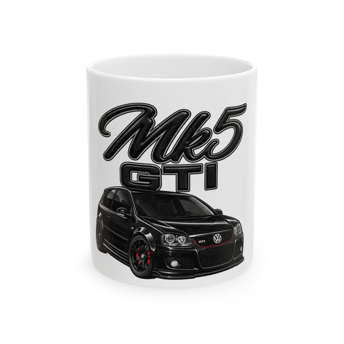 MK5 GTI Ceramic Mug — Volkswagen Golf Enthusiast Coffee Cup (11oz, 15oz)