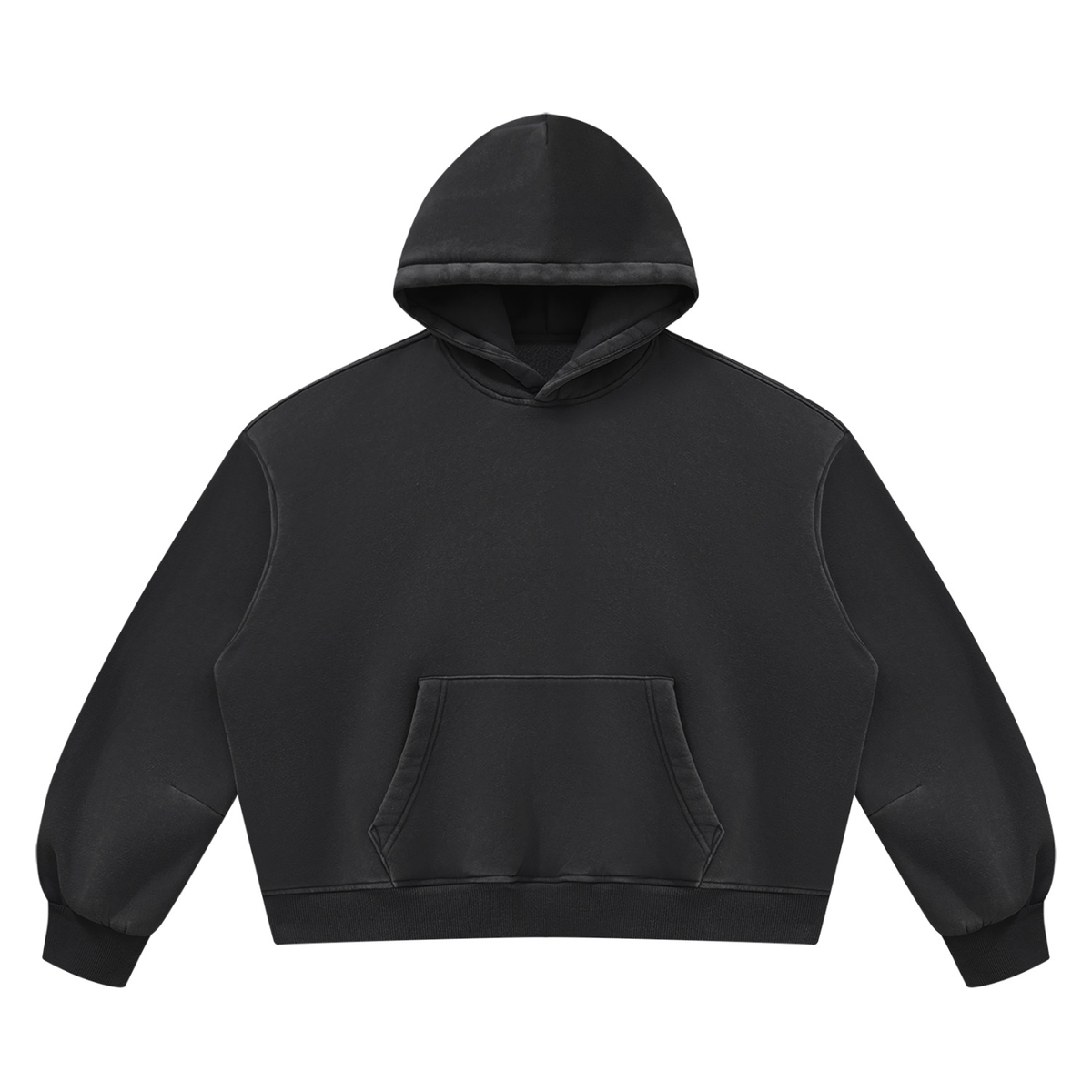 wheel Unisex Vintage Wash Boxy Fleece Hoodie