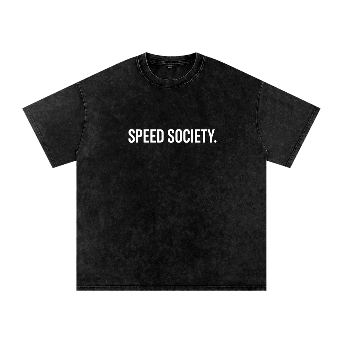 WORK FOR YOUR WHEELS (Snow Washed Oversized Cotton T-Shirt)